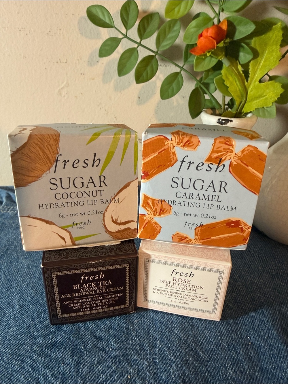 FRESH 4 Piece Travel Lip/Skincare Set